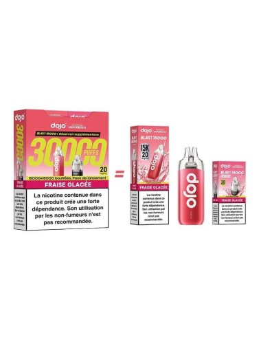 Puff Dojo Blast Bundle 30K Eisige Erdbeere - Dojo by Vaporesso