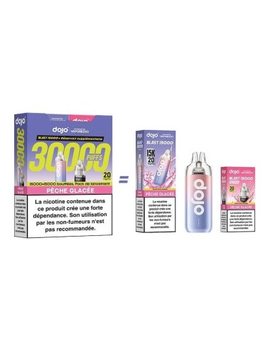 Puff Dojo Blast Bundle 30K Gefrorener Pfirsich - Dojo von Vaporesso