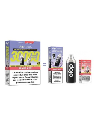 Puff Dojo Blast Bundle 30K Erdbeere Kiwi - Dojo von Vaporesso