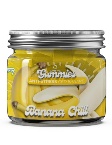 CBD Anti-Stress Bananen-Chill Gummibärchen 20mg CBD