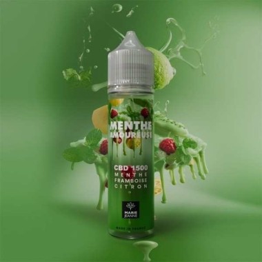 E-Liquid CBD Verliebte Minze 50ml Marie Jeanne - Minze Himbeere Zitrone