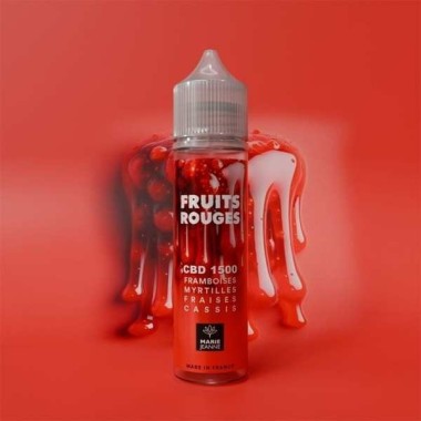 E-Liquid CBD Rote Früchte 50ml Marie Jeanne - CBD Isolat 1500mg/2500mg