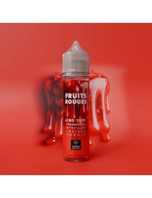 E-Liquid CBD Rote Früchte 50ml Marie Jeanne - CBD Isolat 1500mg/2500mg