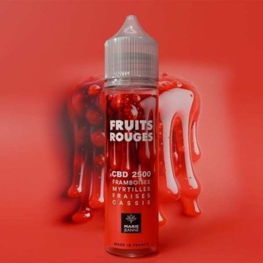 E-Liquid CBD Rote Früchte 50ml Marie Jeanne - CBD Isolat 1500mg/2500mg