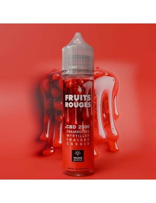 E-Liquid CBD Rote Früchte 50ml Marie Jeanne - CBD Isolat 1500mg/2500mg