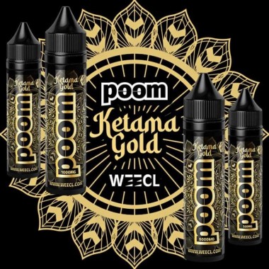 E-Liquid CBD Poom Ketama Gold 50ml WEECL - Natürliches Vollspektrum-Aroma