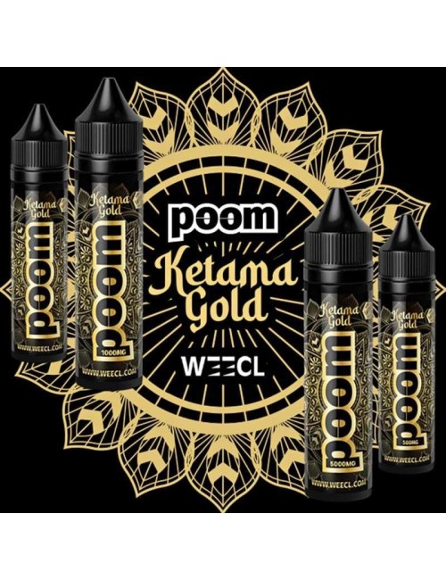 E-Liquid CBD Poom Ketama Gold 50ml WEECL - Natürliches Vollspektrum-Aroma