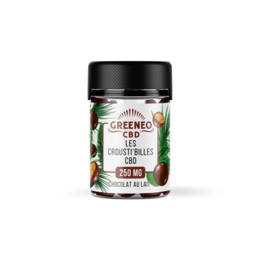 Knusprige CBD-Schokoladenkugeln Greeneo 250mg | GREENEO