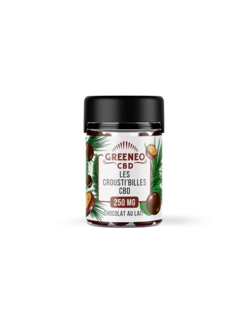 Knusprige CBD-Schokoladenkugeln Greeneo 250mg | GREENEO