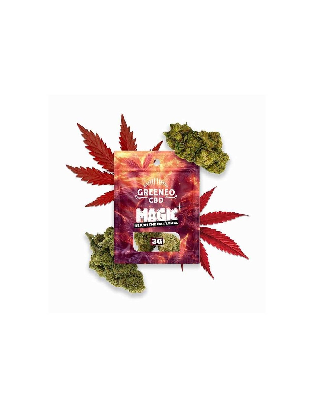 CBD-Blüte Magic Rot NXT+ 3G | GREENEO