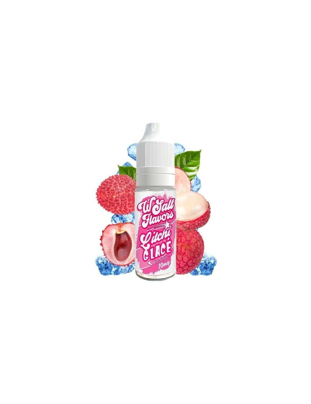 E-Liquid Eisiger Litschi 10ml Wsalt Flavors - Liquideo