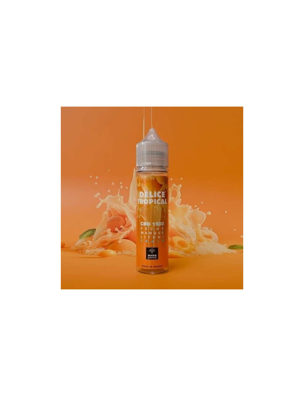 E-Liquid CBD Tropische Köstlichkeit 50ml Pfirsich Mango Litschi - Marie Jeanne