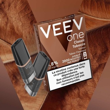 2er-Pack Veev One Classic Tobacco vorgefüllte Pods
