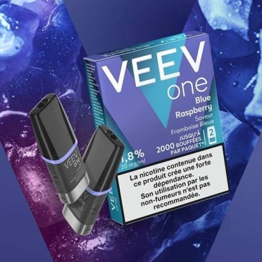 2er-Pack Veev One Blaue Himbeere Pods - 2ml