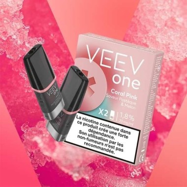 2er-Pack Veev One vorgefüllte Pods Melone-Wassermelone