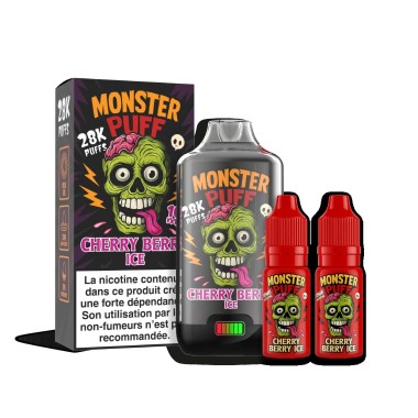 Puff - Monster Puff 28k Kirsch-Beeren-Eis