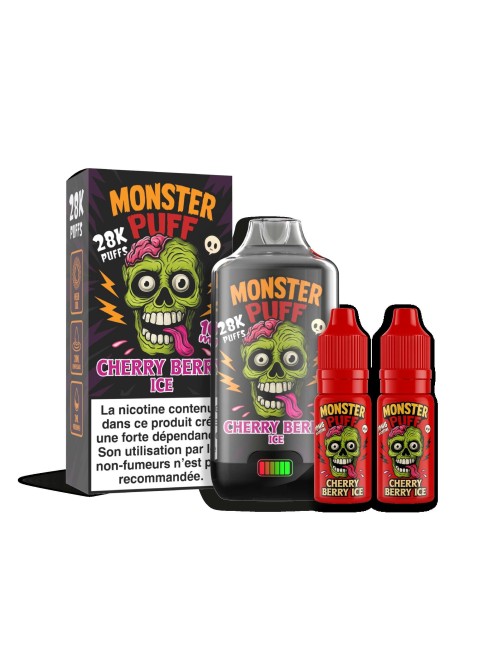 Puff - Monster Puff 28k Kirsch-Beeren-Eis