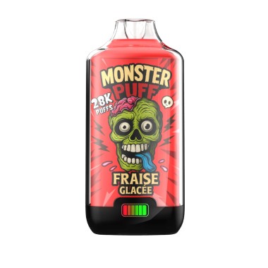 Puff Monster Puff 28k Gefrorene Erdbeere