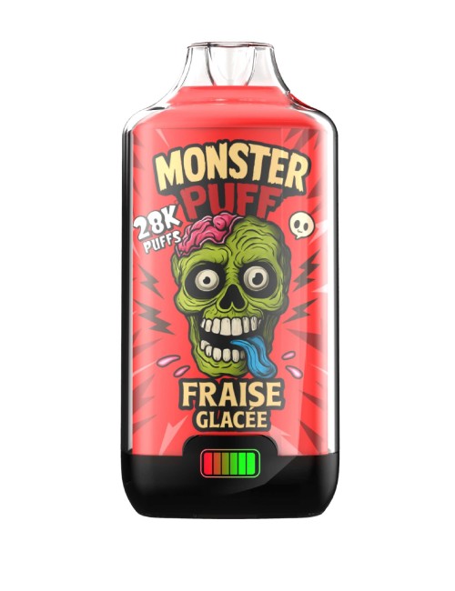 Puff Monster Puff 28k Gefrorene Erdbeere