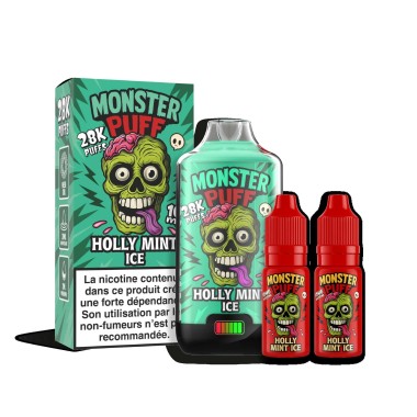 Puff Monster Puff 28k Stechpalmen-Minze-Eis