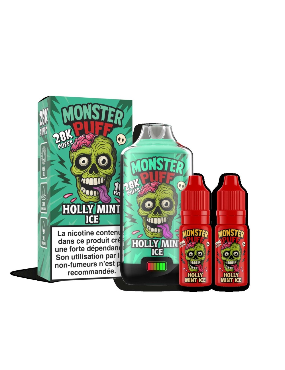 Puff Monster Puff 28k Stechpalmen-Minze-Eis
