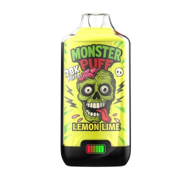 Puff Monster Puff 28k Zitrone Limette