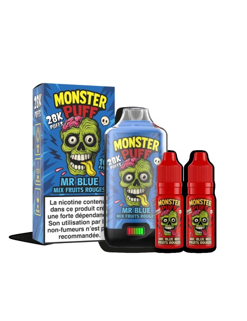 Puff Monster Puff 28k Mr Blue Rote Früchte Mix