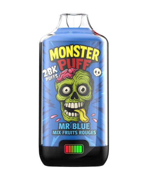 Puff Monster Puff 28k Mr Blue Rote Früchte Mix