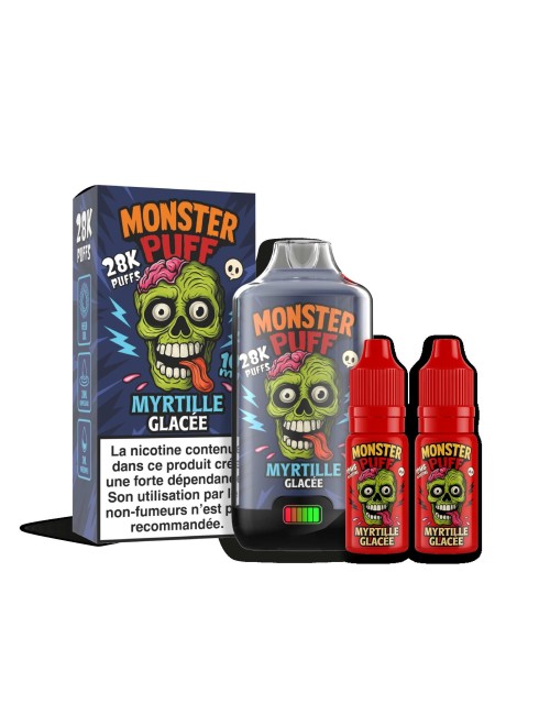 Puff Monster Puff 28k Eisige Blaubeere
