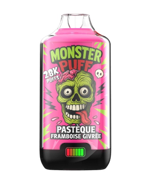 Puff Monster Puff 28k Gefrorene Wassermelone-Himbeere