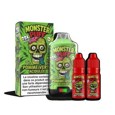 Puff Monster Puff 28k Saurer Grüner Apfel