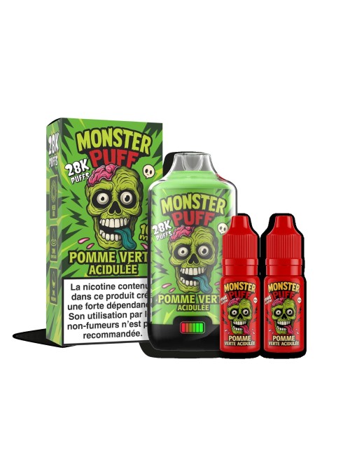 Puff Monster Puff 28k Saurer Grüner Apfel