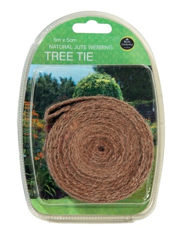 Natürlicher Jute-Baumgurt 5 m x 5 cm