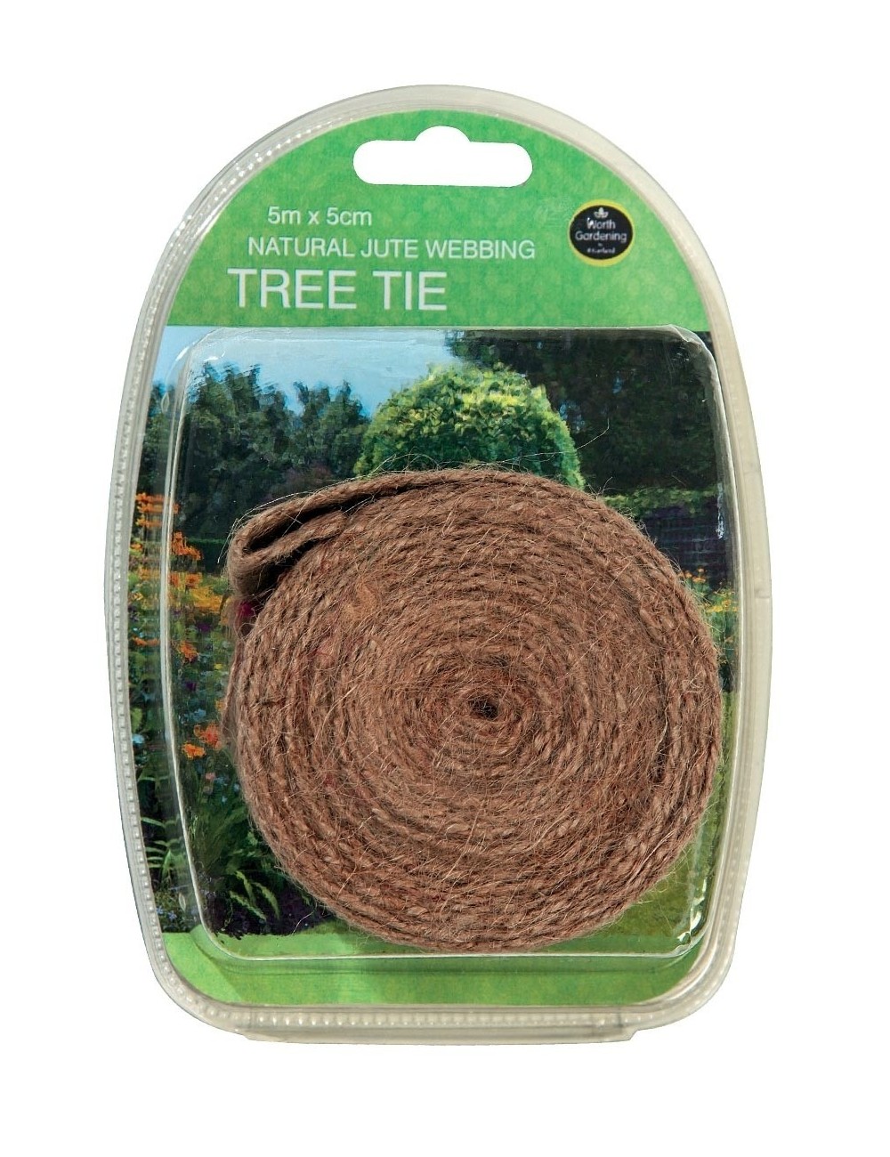 Natürlicher Jute-Baumgurt 5 m x 5 cm