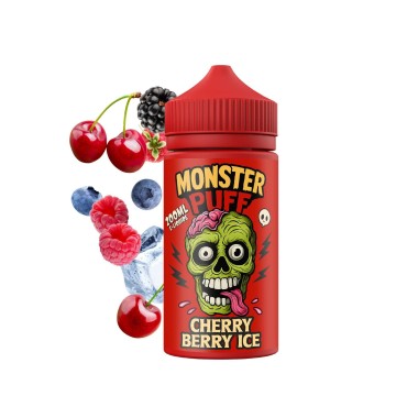 E-Liquid Monster Puff 200ml Kirsch-Beeren-Eis