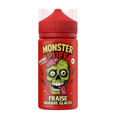 E-Liquid Monster Puff 200ml Gefrorene Erdbeere-Banane