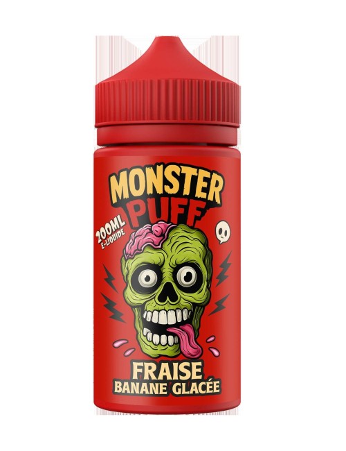 E-Liquid Monster Puff 200ml Gefrorene Erdbeere-Banane