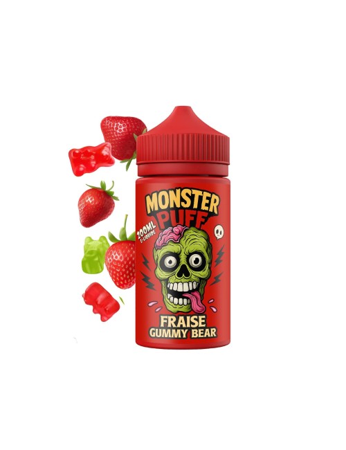 E-Liquid Monster Puff 200ml Erdbeere Gummibärchen