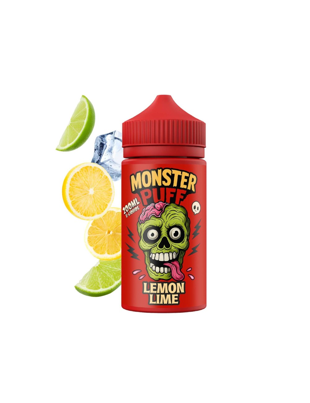 E-Liquid Monster Puff 200ml Zitrone-Limette