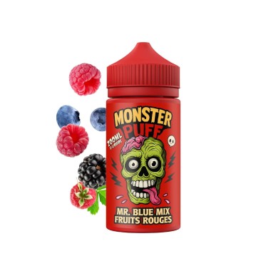 E-Liquid Monster Puff 200ml Mr Blue Rote Früchte-Mischung