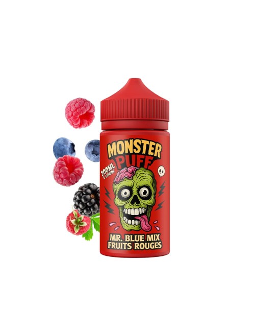 E-Liquid Monster Puff 200ml Mr Blue Rote Früchte-Mischung