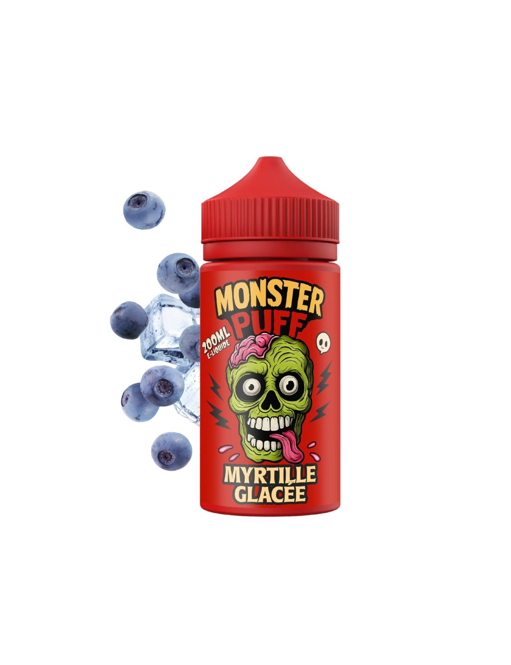 E-Liquid Monster Puff 200ml Eisige Heidelbeere