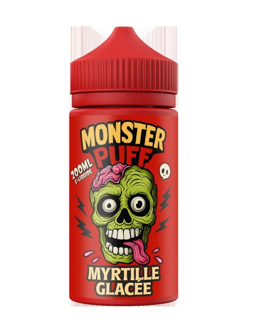 E-Liquid Monster Puff 200ml Eisige Heidelbeere