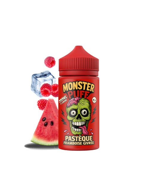 E-Liquid Monster Puff 200ml Gefrorene Wassermelone-Himbeere