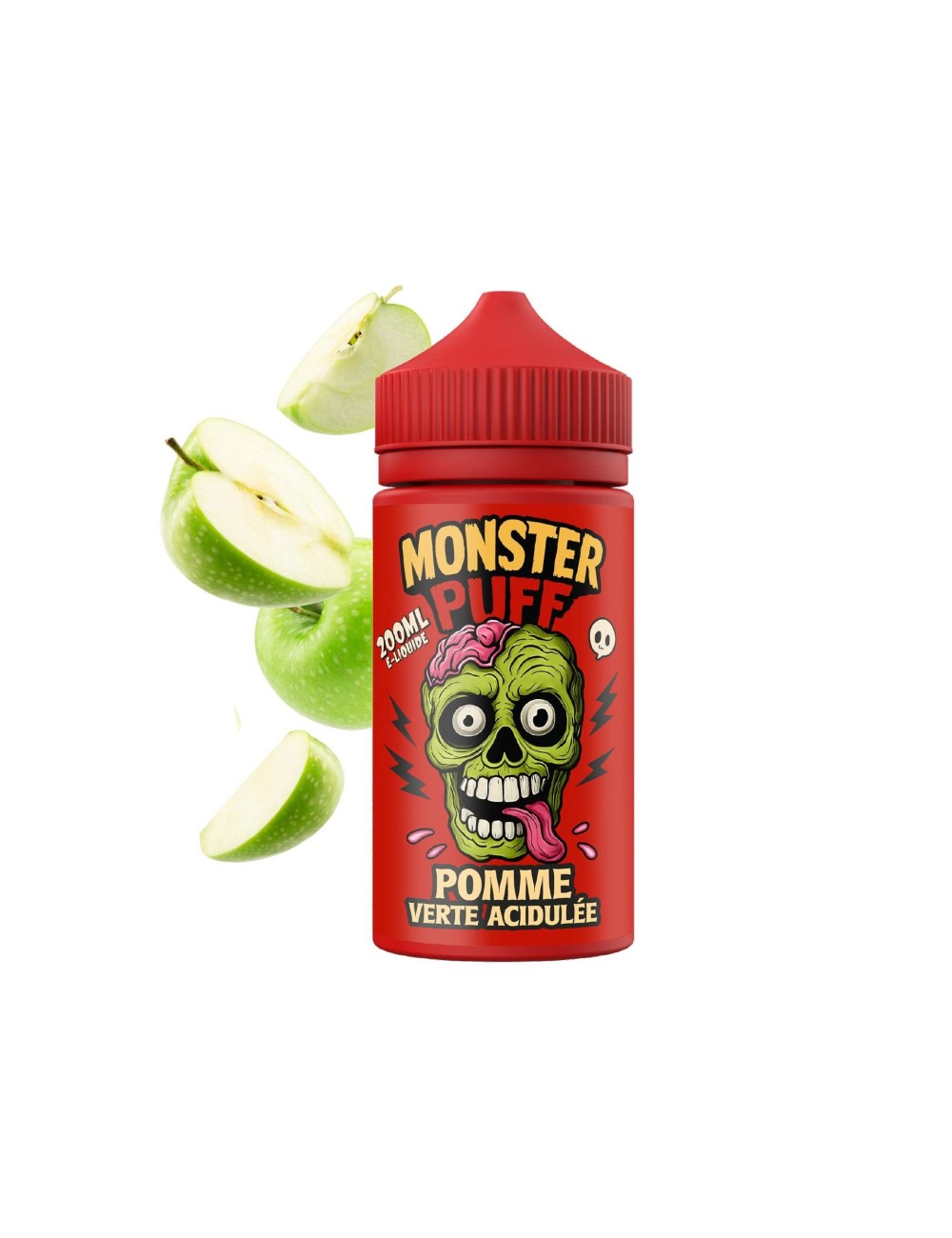 E-Liquid Monster Puff 200ml Saurer Grüner Apfel