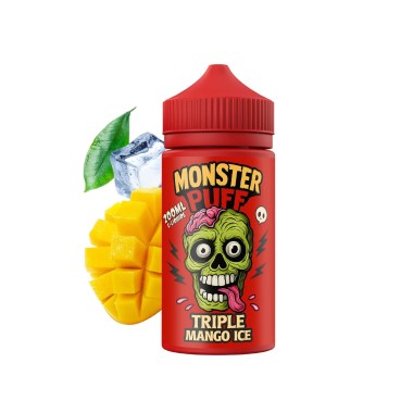 E-Liquid Monster Puff 200ml Dreifach Mango Eis