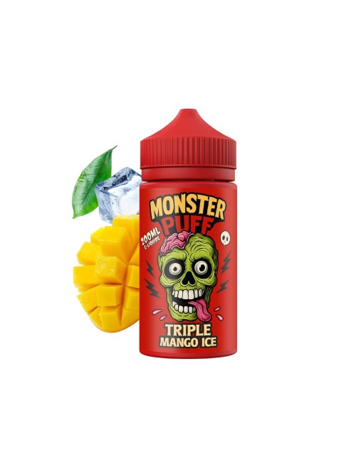E-Liquid Monster Puff 200ml Dreifach Mango Eis