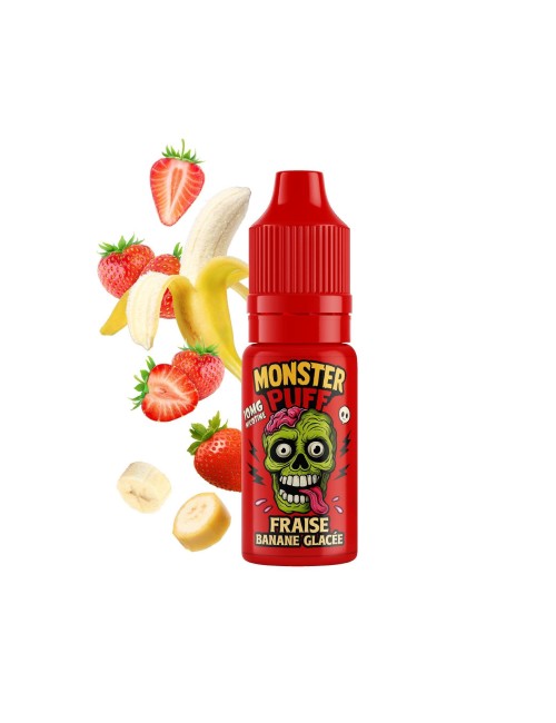 E-Liquid Monster Puff 10ml Gefrorene Erdbeere-Banane