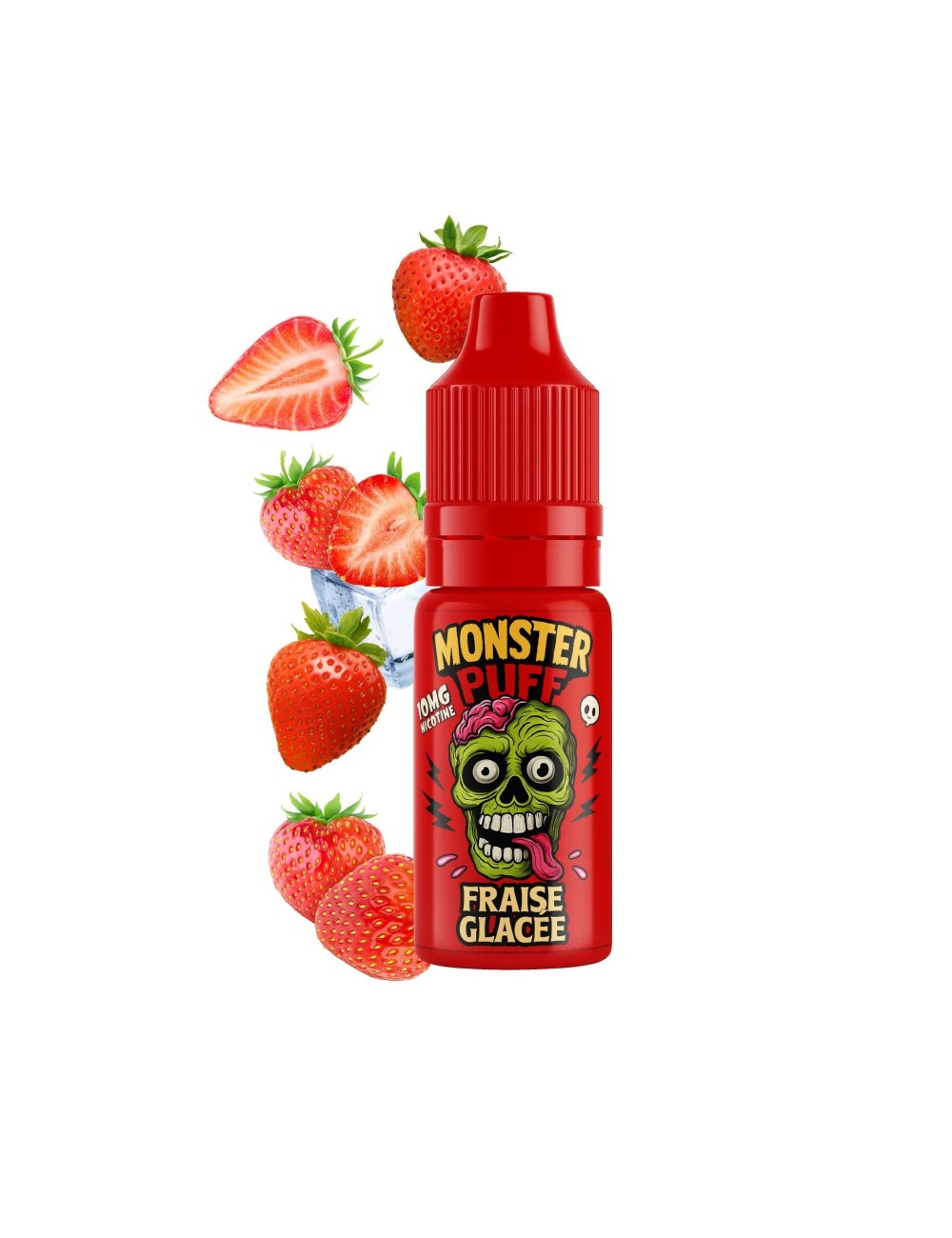 E-Liquid Monster Puff 10ml Eisige Erdbeere