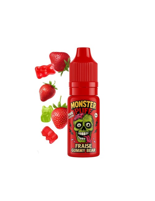 E-Liquid Monster Puff 10ml Erdbeere Gummibärchen
